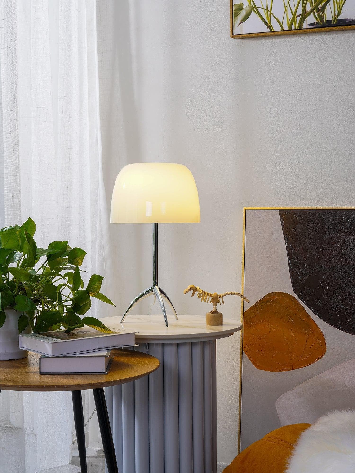 Lumiere Glass Table Lamp