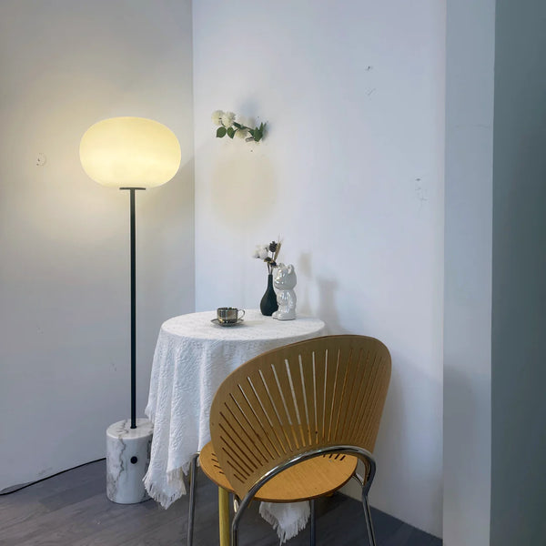 Glass Jwda Marble Floor Lamp