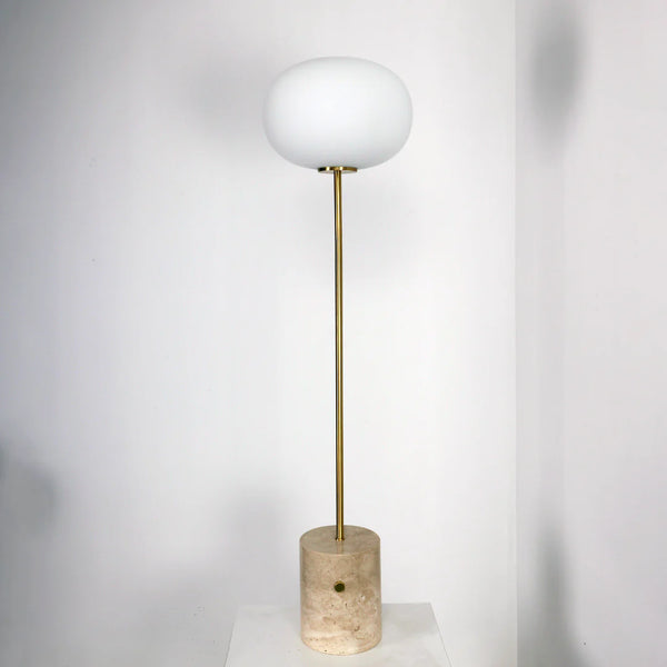 Glass Jwda Marble Floor Lamp