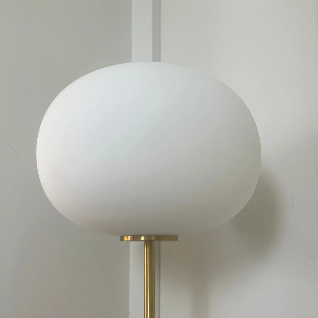Glass Jwda Marble Floor Lamp