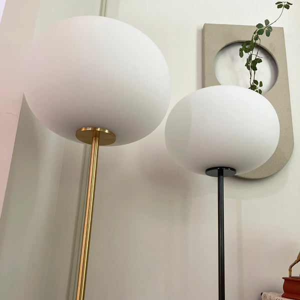 Glass Jwda Marble Floor Lamp
