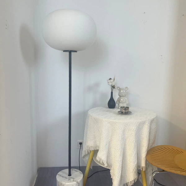 Glass Jwda Marble Floor Lamp