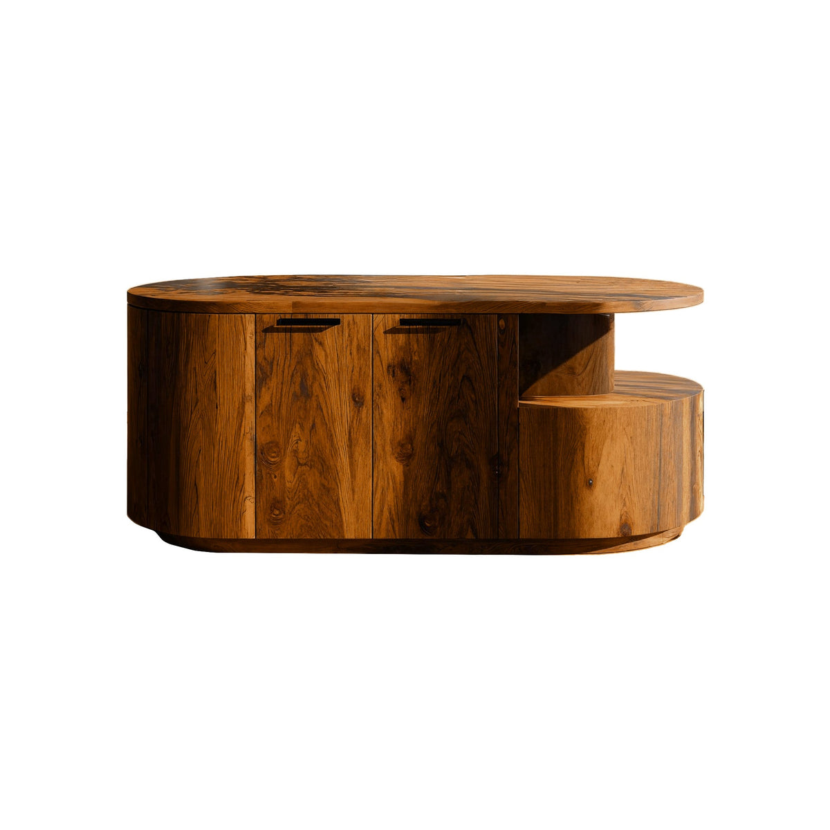 Lunor Arc Solid Wood Kitchen Island