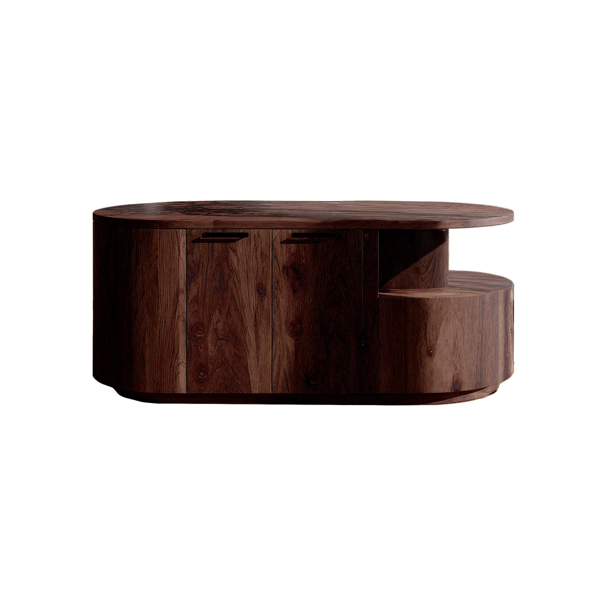 Lunor Arc Solid Wood Kitchen Island