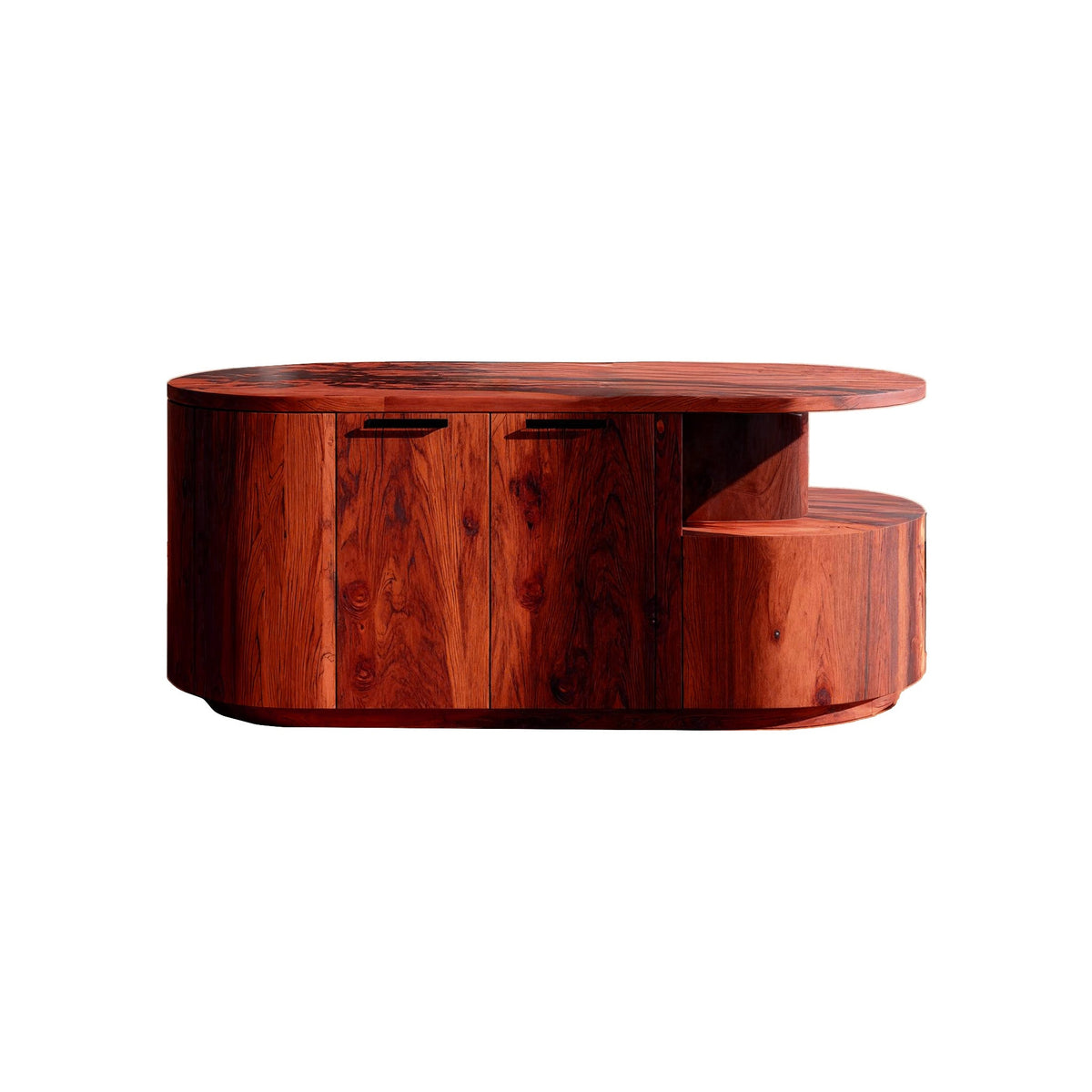 Lunor Arc Solid Wood Kitchen Island