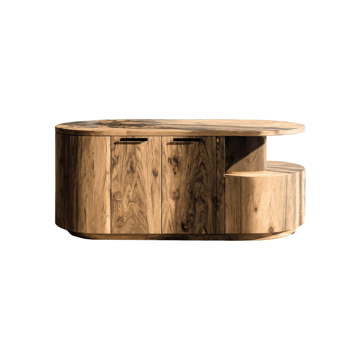 Lunor Arc Solid Wood Kitchen Island
