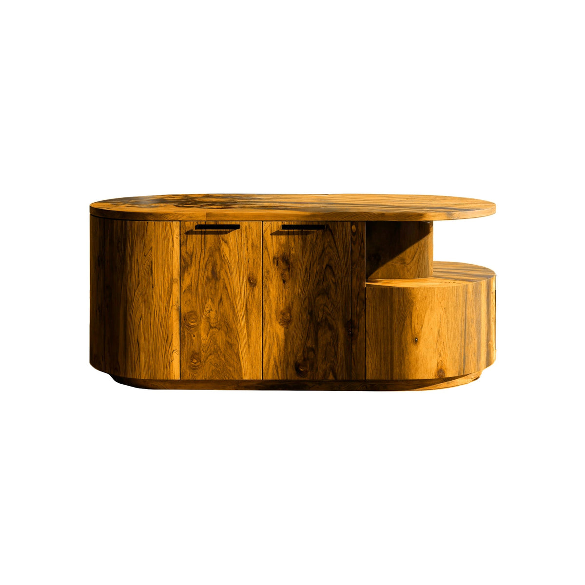 Lunor Arc Solid Wood Kitchen Island