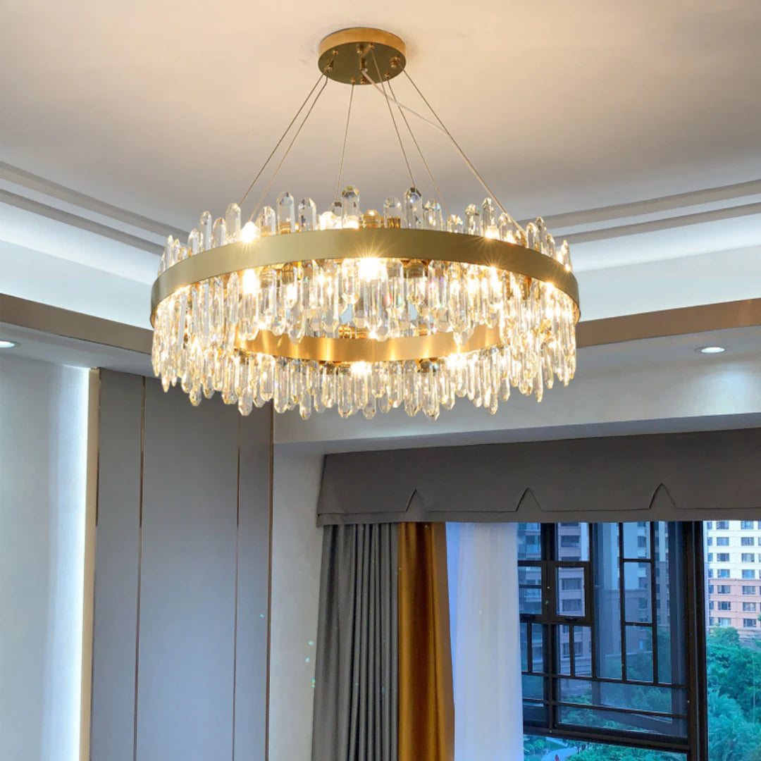 Ring Crystal Luxury Modern Chandelier