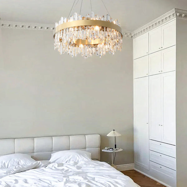Ring Crystal Luxury Modern Chandelier