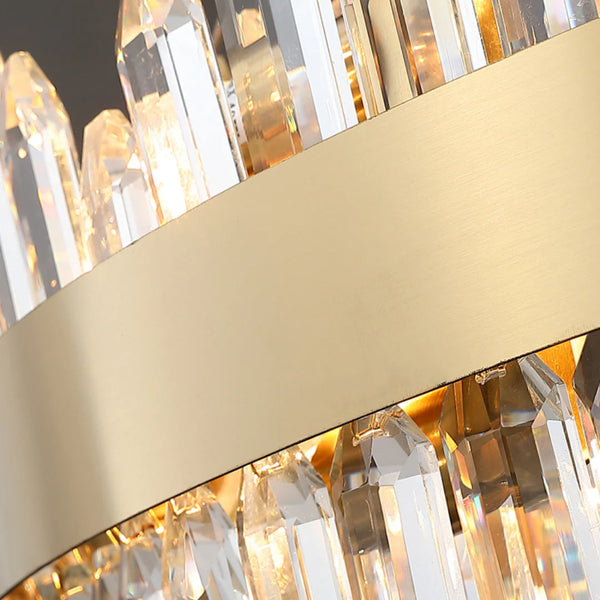 Ring Crystal Luxury Modern Chandelier
