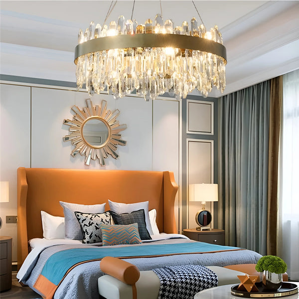Ring Crystal Luxury Modern Chandelier