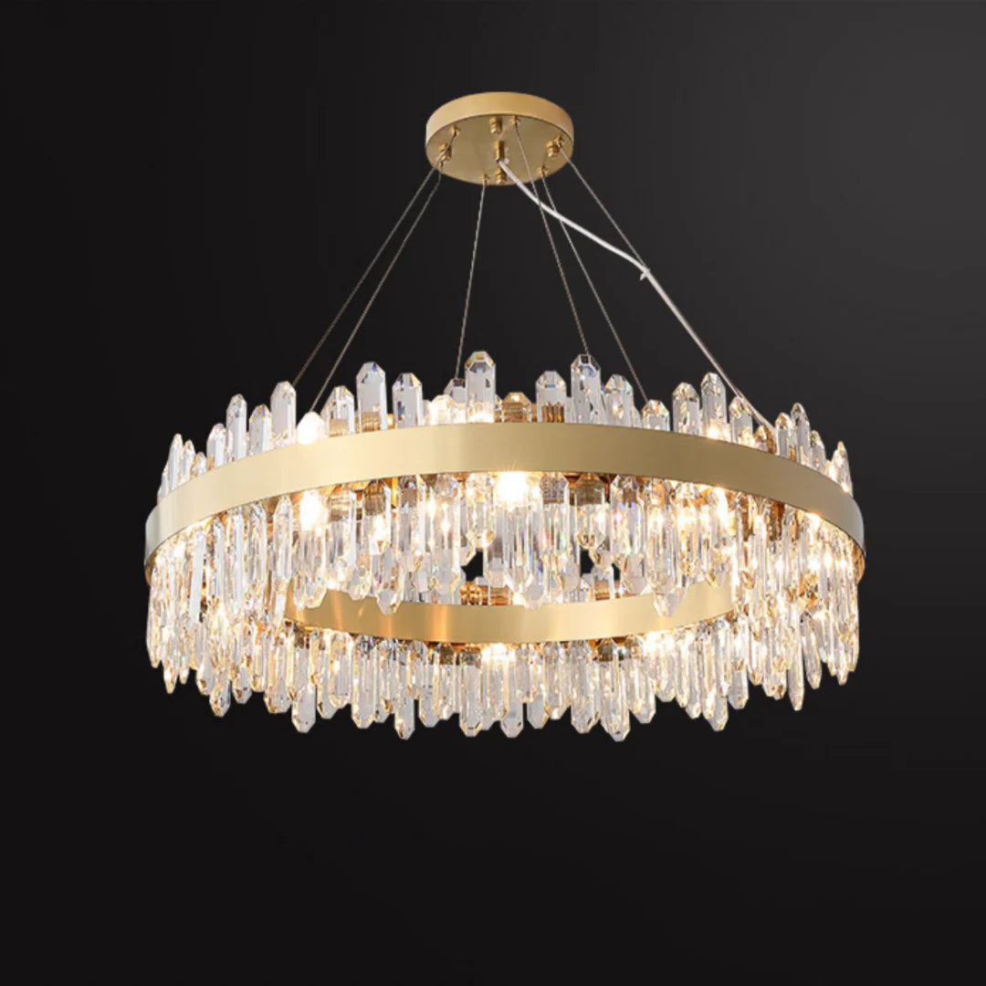 Ring Crystal Luxury Modern Chandelier