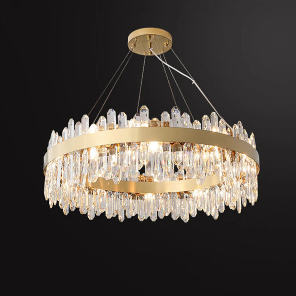 Ring Crystal Luxury Modern Chandelier