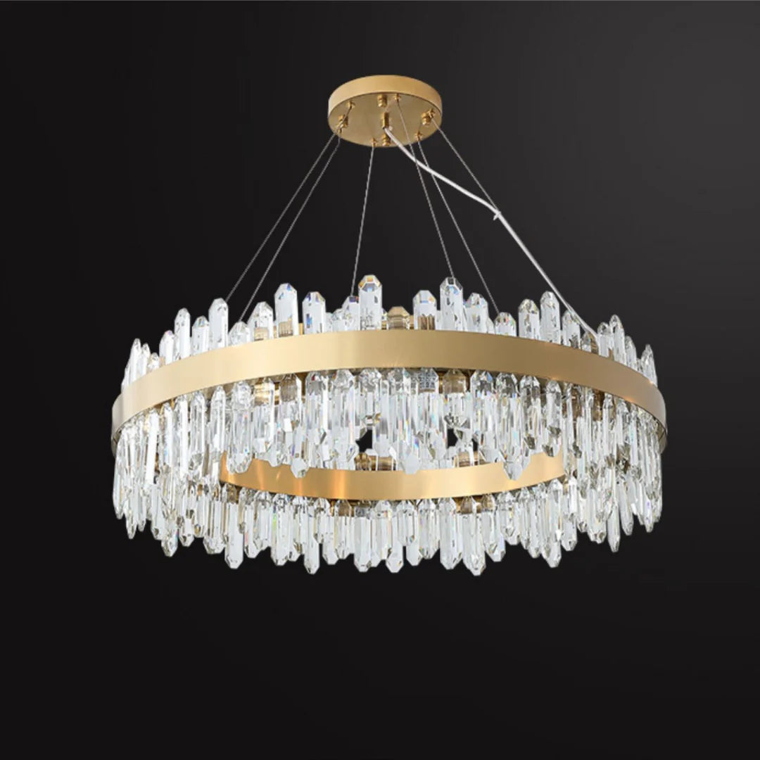 Ring Crystal Luxury Modern Chandelier