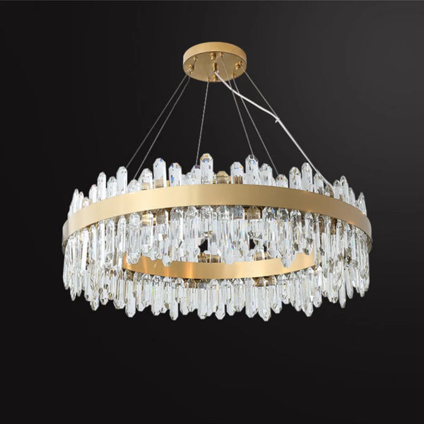 Ring Crystal Luxury Modern Chandelier