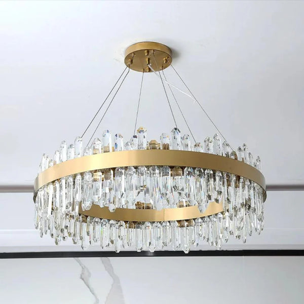 Ring Crystal Luxury Modern Chandelier