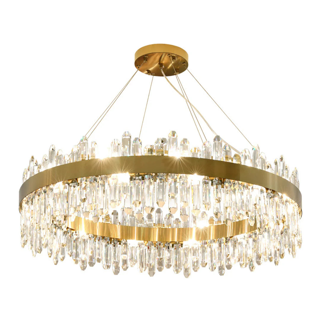 Ring Crystal Luxury Modern Chandelier