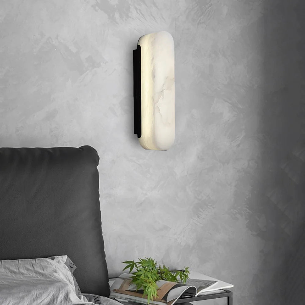 Luxury Marble Vertical Wall Lamp