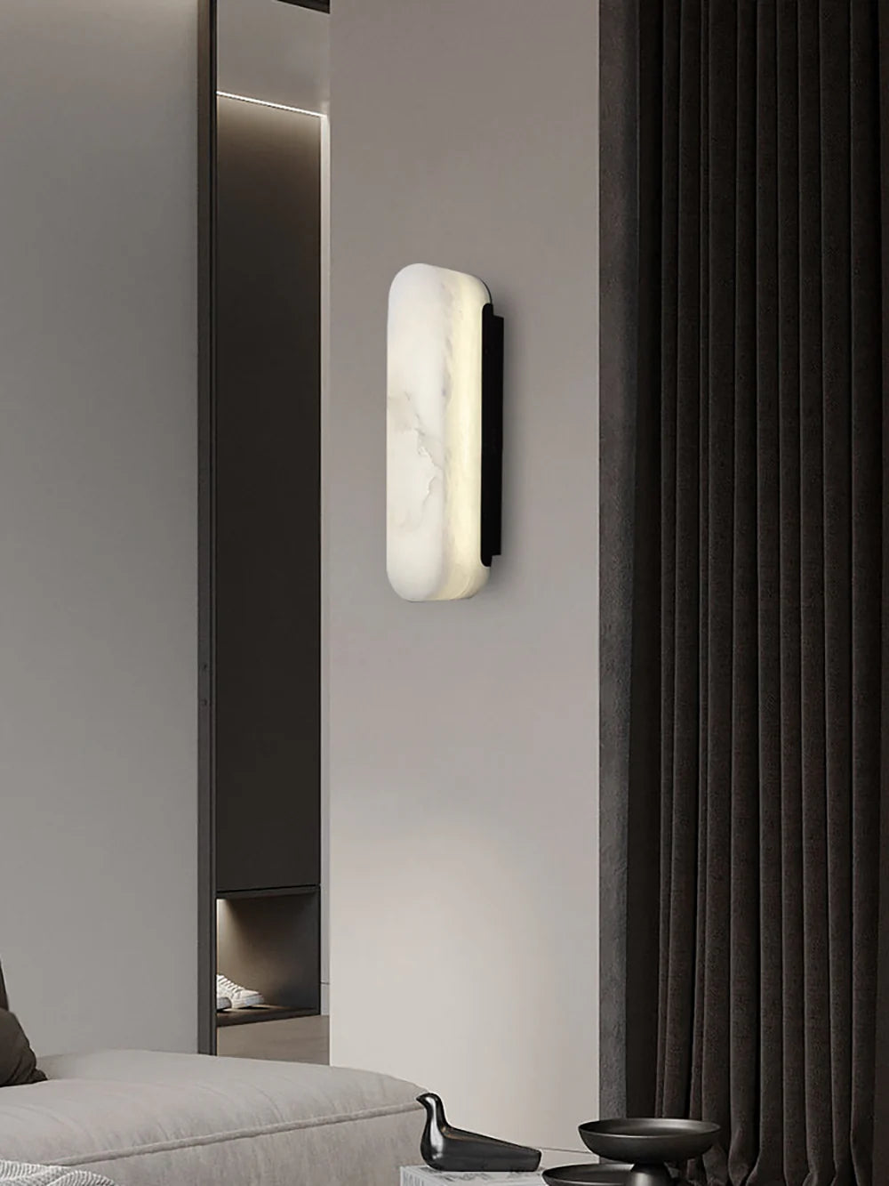 Luxury Marble Vertical Wall Lamp