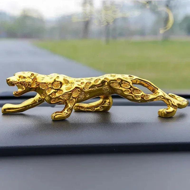 Luxury Running Leopard Car Dashboard Figurine for Home & Office Decor