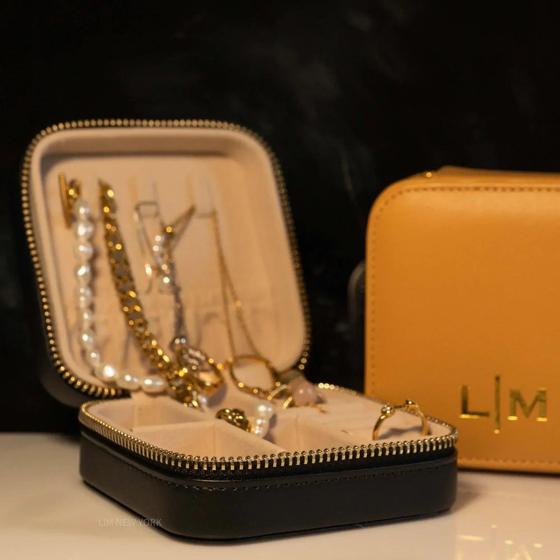 Luxury Jewelry Box - Beige - Gifts for You 'n Me