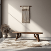 Lyra Contour Sculptural Indoor Bench