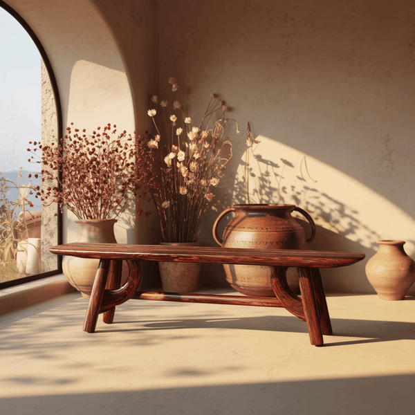 Lyra Contour Sculptural Indoor Bench