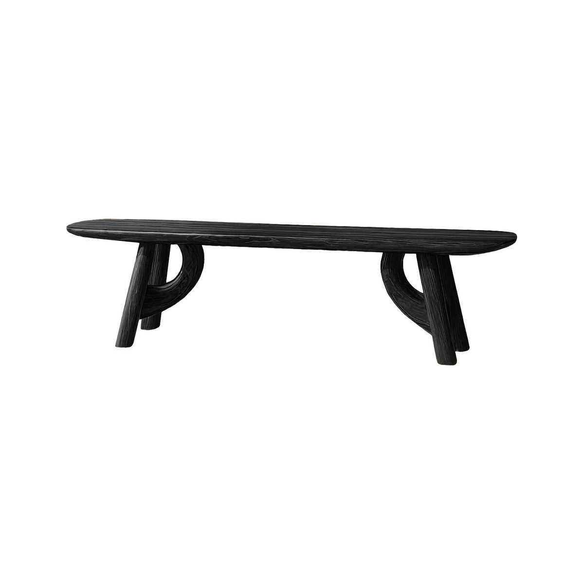 Lyra Contour Sculptural Indoor Bench