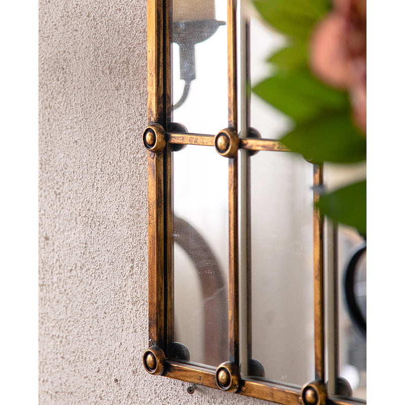 Iron Frame Wall Mirror