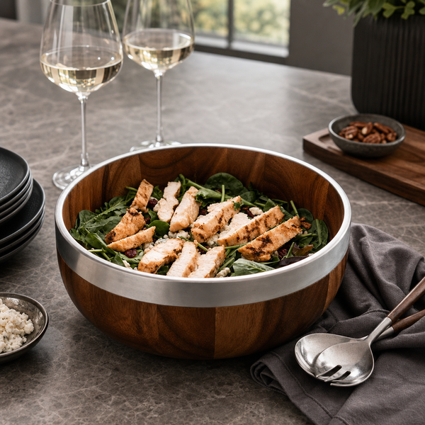 Tribeca Wood Salad Bowl