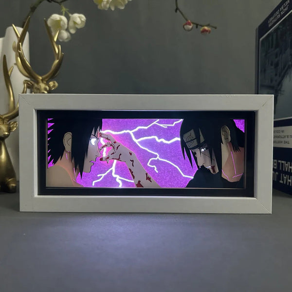 3D Naruto LED Light Box: Action Figures Lamp