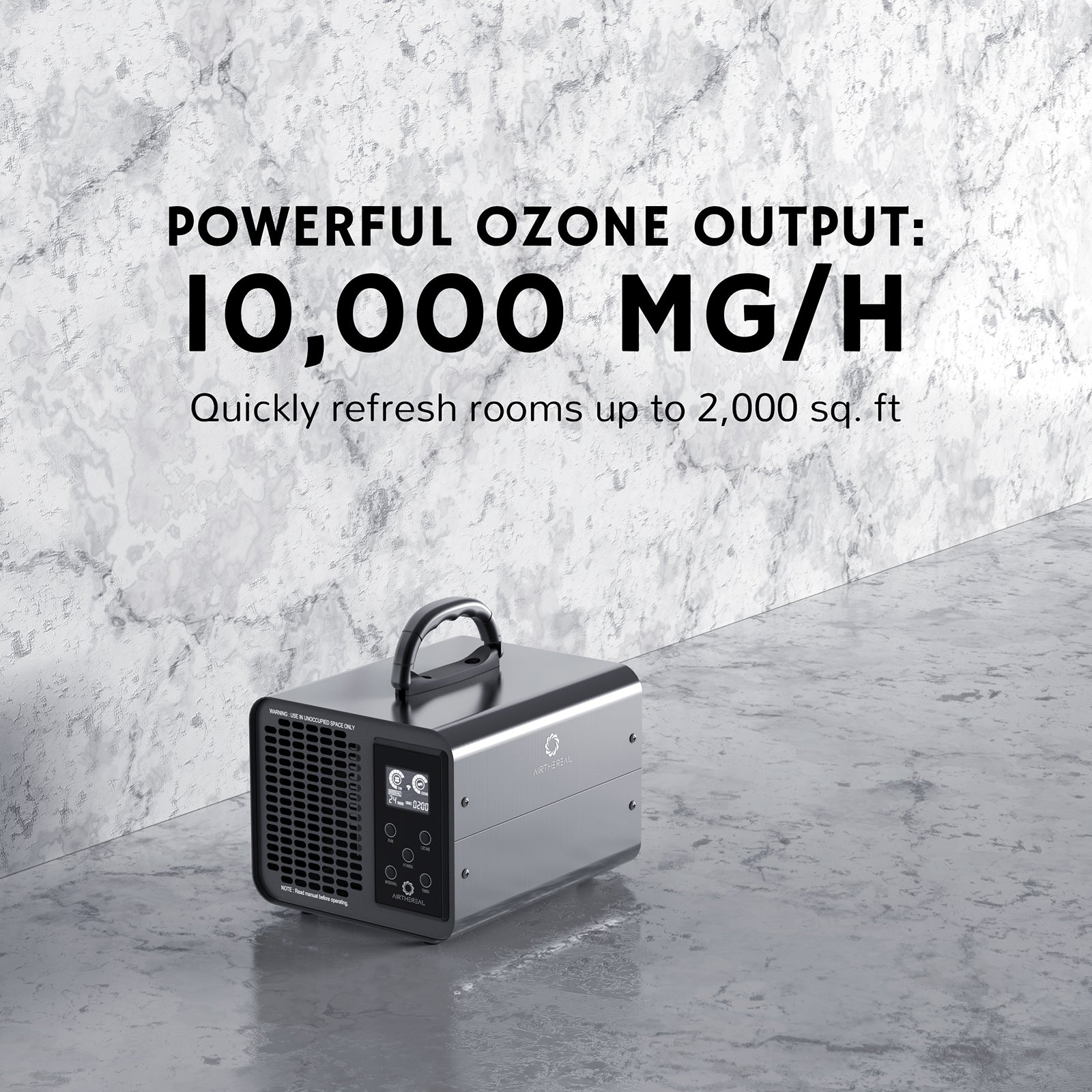 MA10K-PRO Smart WiFi Ozone Generator - European version Airthereal