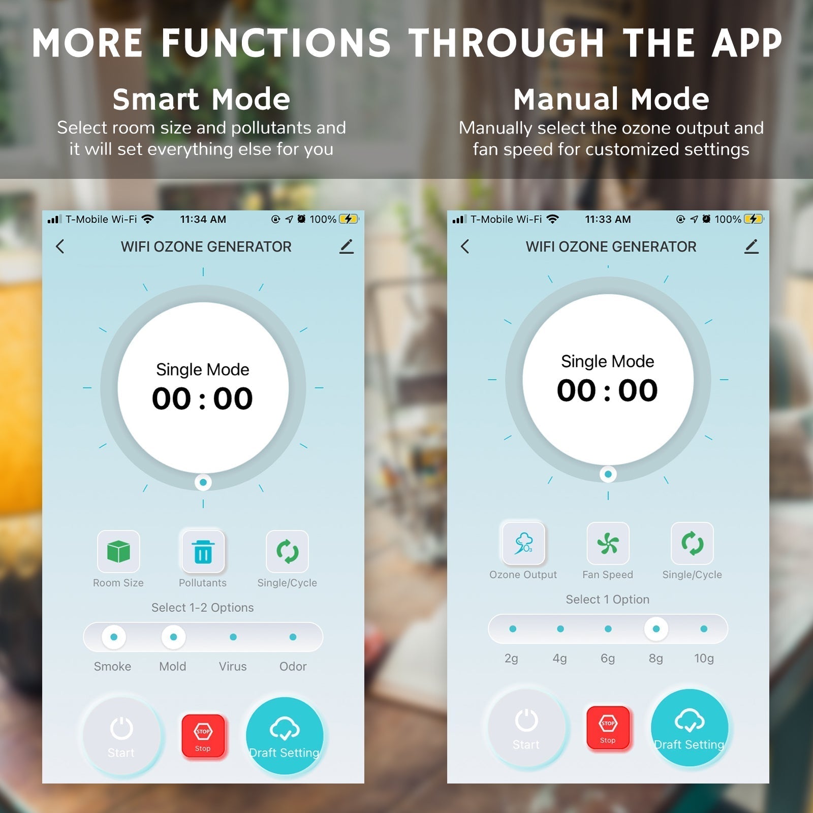 MA10K-PRO Smart WiFi Ozone Generator - European version Airthereal