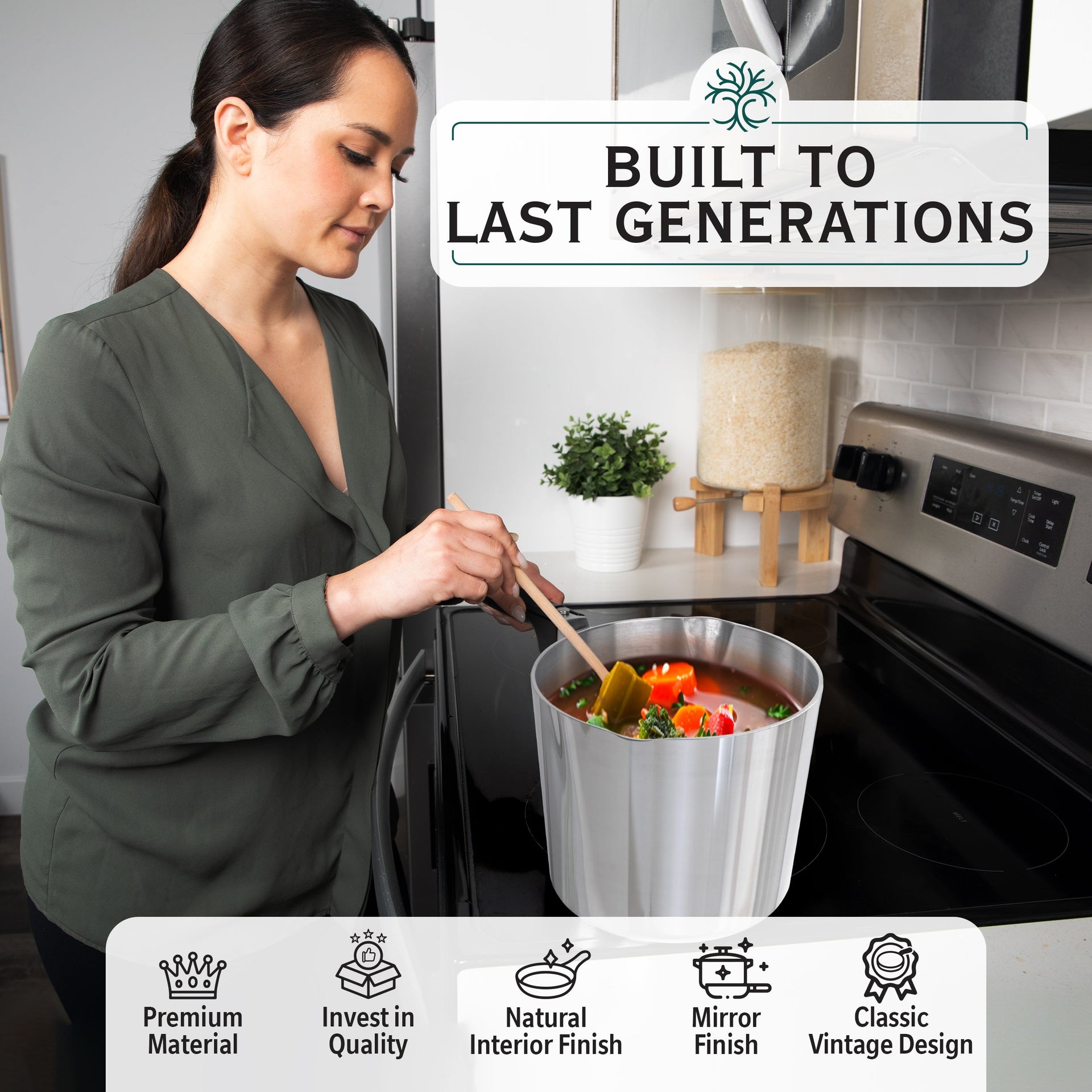 4 Quart Sauce Pan with Lid