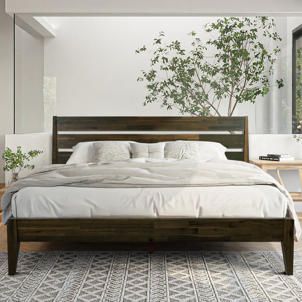 Acacia Emery Solid Wood Bed Frame