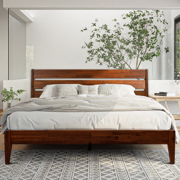 Acacia Emery Solid Wood Bed Frame