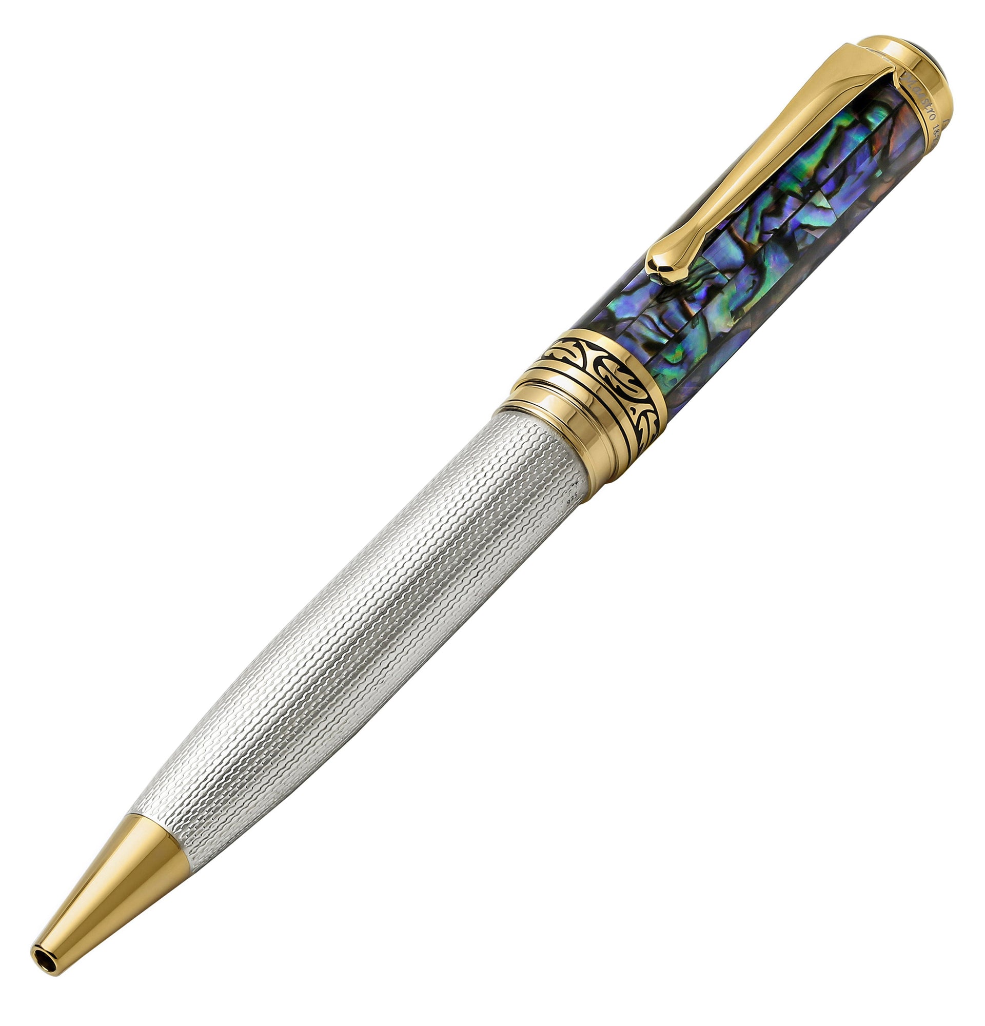 Maestro® 925 Sterling Silver Ballpoint Pen - Paua Abalone Cap