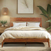 Callisto Solid Wood Bed Frame - Walnut / Queen