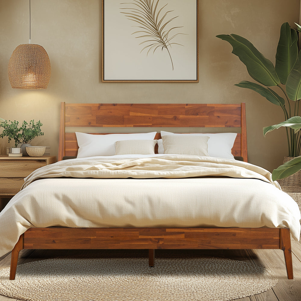 Acacia Callisto Deluxe Solid Wood Bed Frame