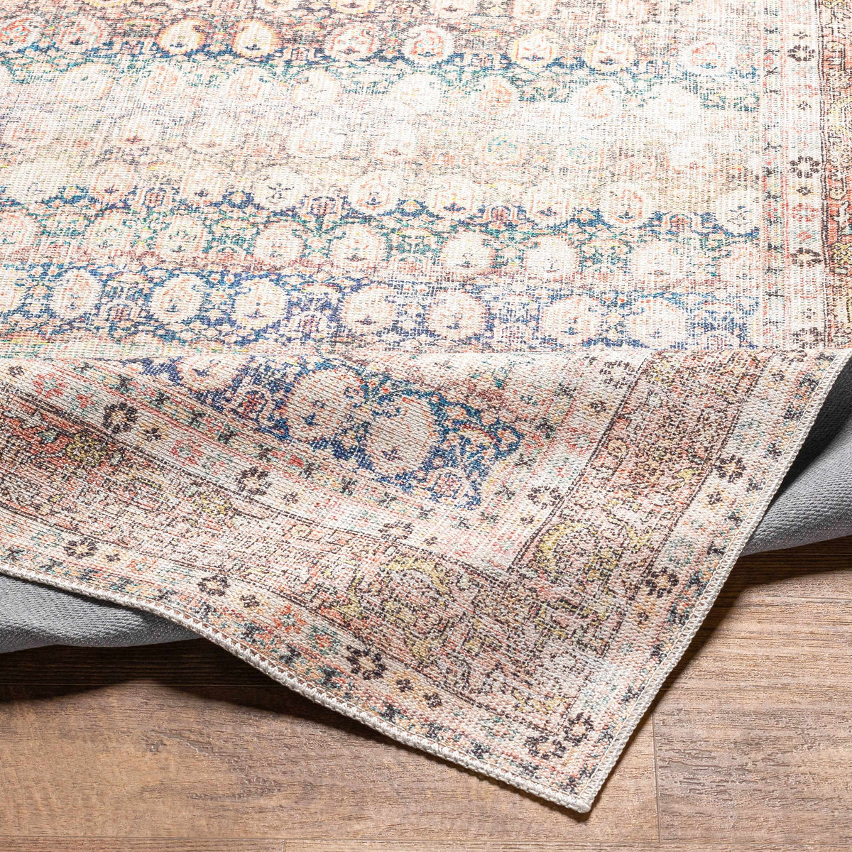 Maligaya Distressed Washable Rug - Clearance