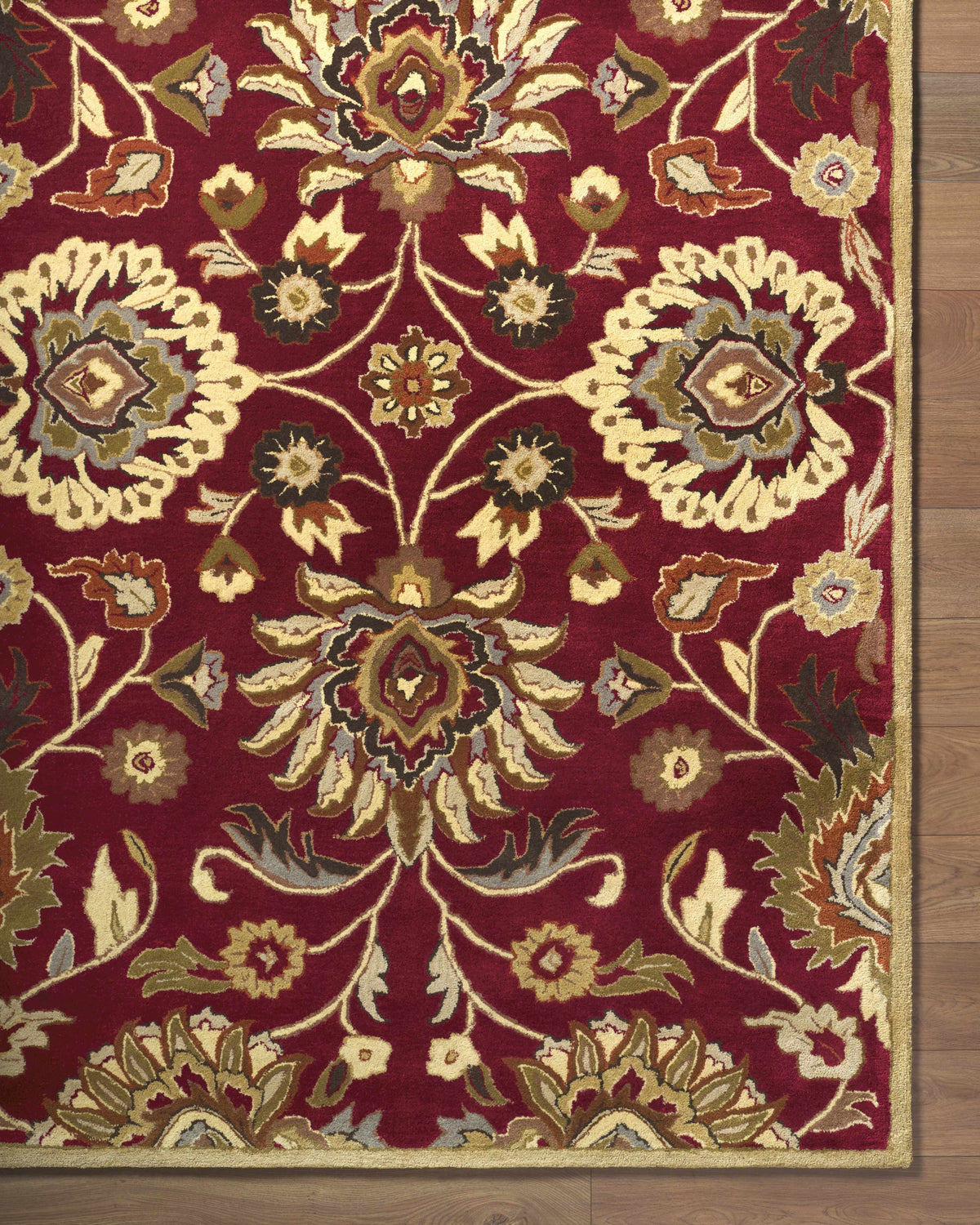 Conesus Red 1061 Hand Tufted Wool Rug