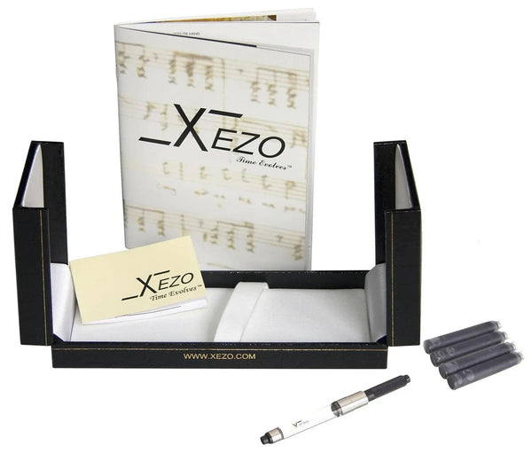 Maestro® Black Mother of Pearl & Platinum Plated Fountain Pen (Fine / Extra Fine Nib) - Gifts for You 'n Me