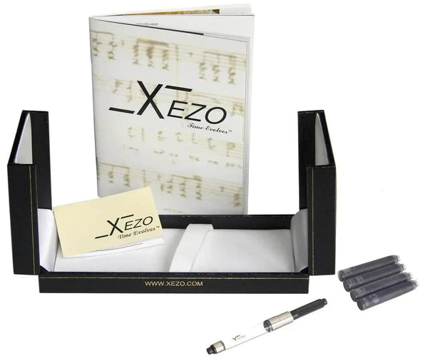 Maestro® 18K Gold Plated Fountain Pen (Fine Nib) - Oceanic White Mother of Pearl & Paua Abalone - Gifts for You 'n Me