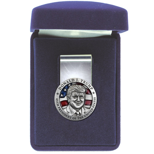Donald Trump w/ Flag Money Clip