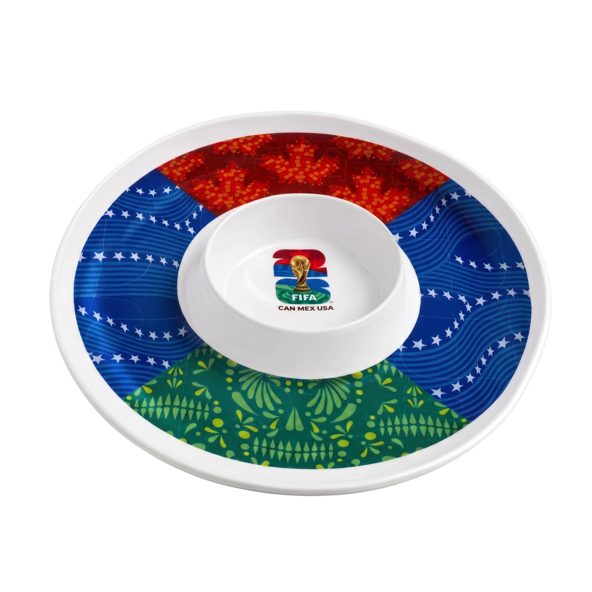 FIFA 26 Can Mex Us Melamine Chip & Dip 13
