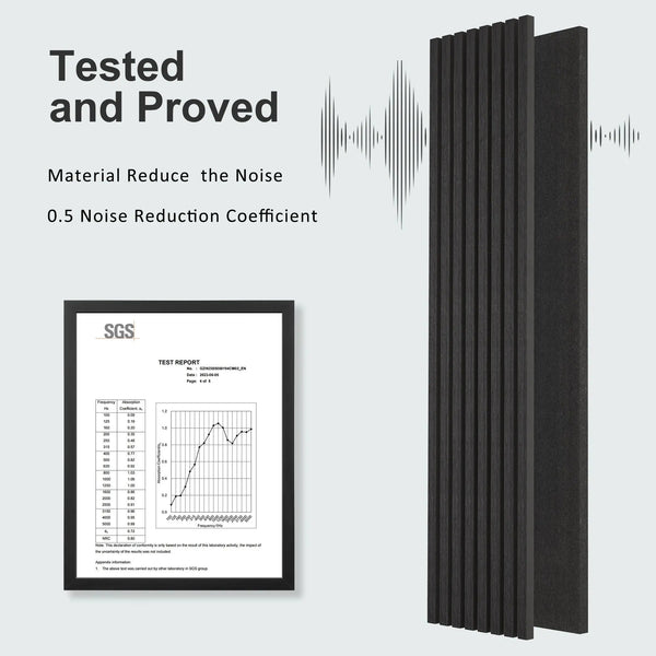 MDF Acoustic Slat Wood Wall Panels