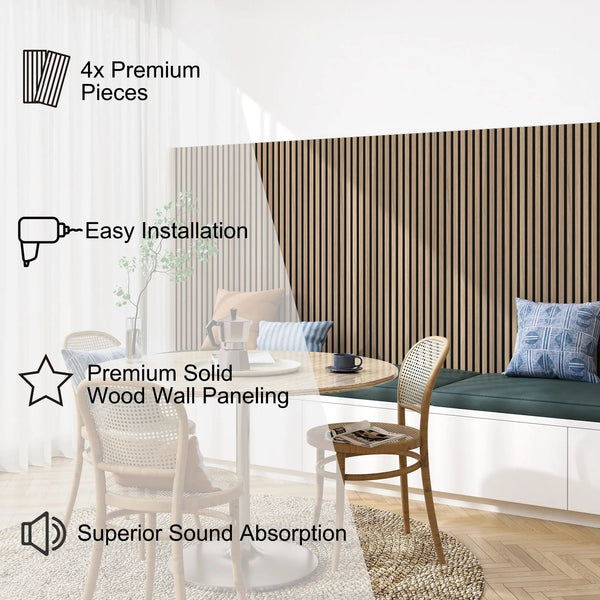 MDF Acoustic Slat Wood Wall Panels