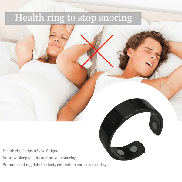 Magnetic Adjustable Stainless Steel Sleep Ring Unisex Comfort Band