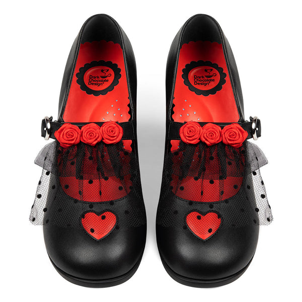 Chocolaticas® Mid Heels Melancholy Women's Mary Jane Pump