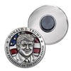 Donald Trump w/ Flag Magnet